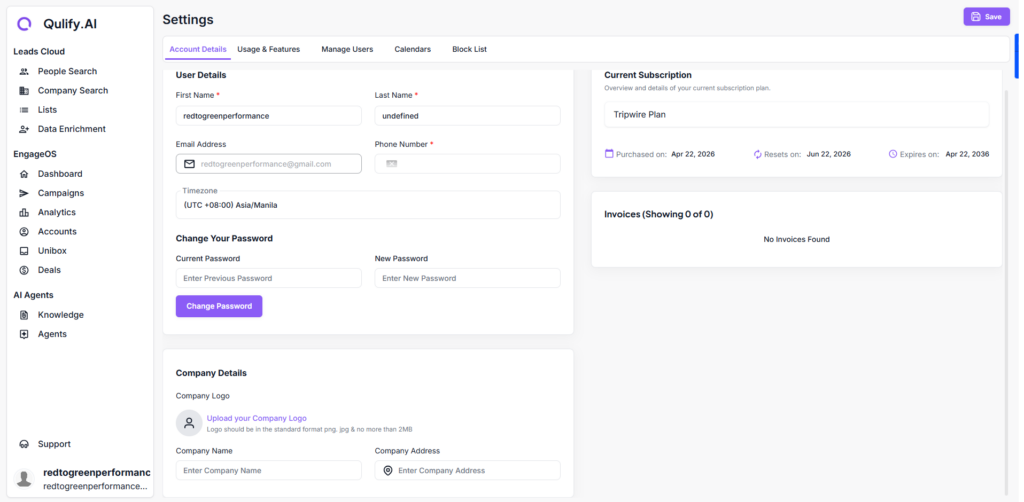 Getting Started with Qulify.ai accounts