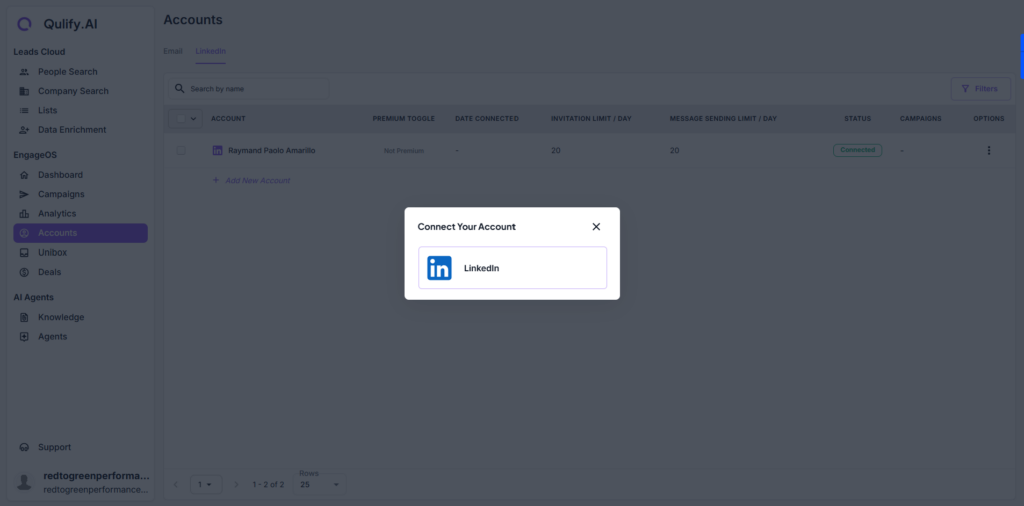 Getting Started with Qulify.ai linkedin