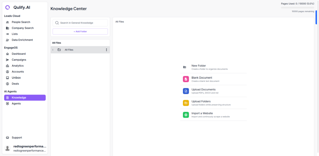 Getting Started with Qulify.ai knowledgebase